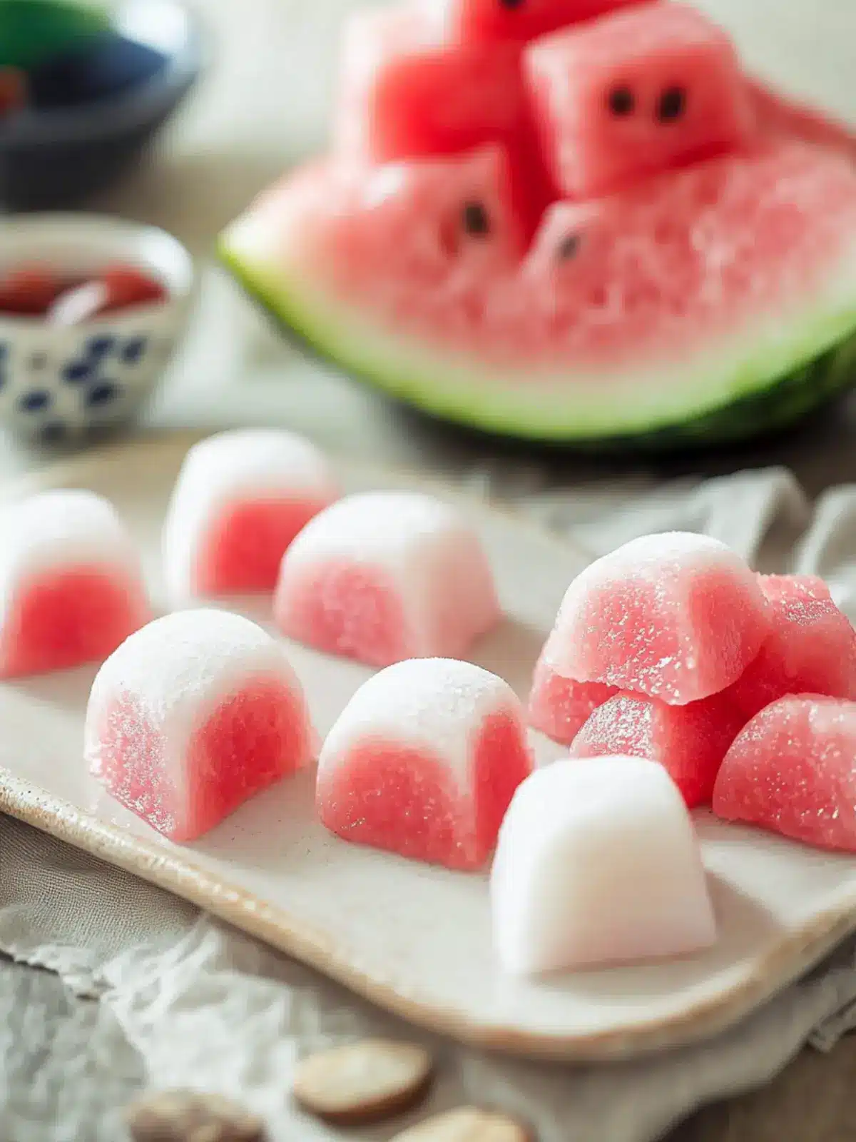 Mouthwatering Watermelon Mochi for a Refreshing Summer Treat 2 Watermelon Mochi