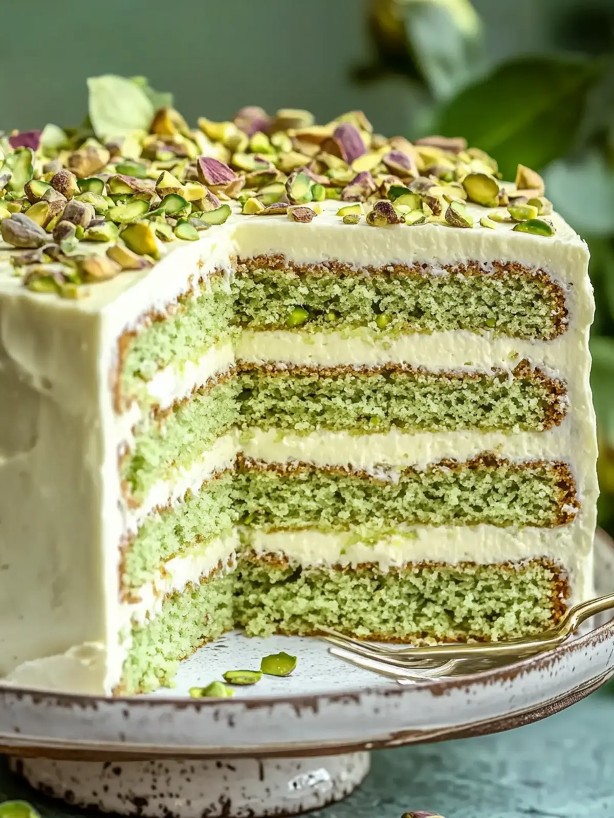 Pistachio Mascarpone Layer Cake: A Luxurious Slice of Bliss 3 Pistachio Mascarpone Layer Cake