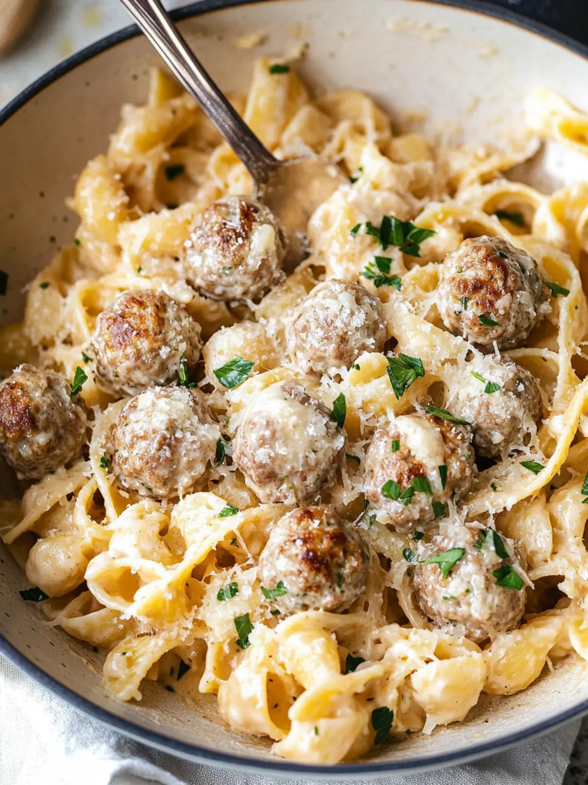 Swedish Meatball Pasta: Comfort in Every Creamy Bite 2 Swedish Meatball Pasta