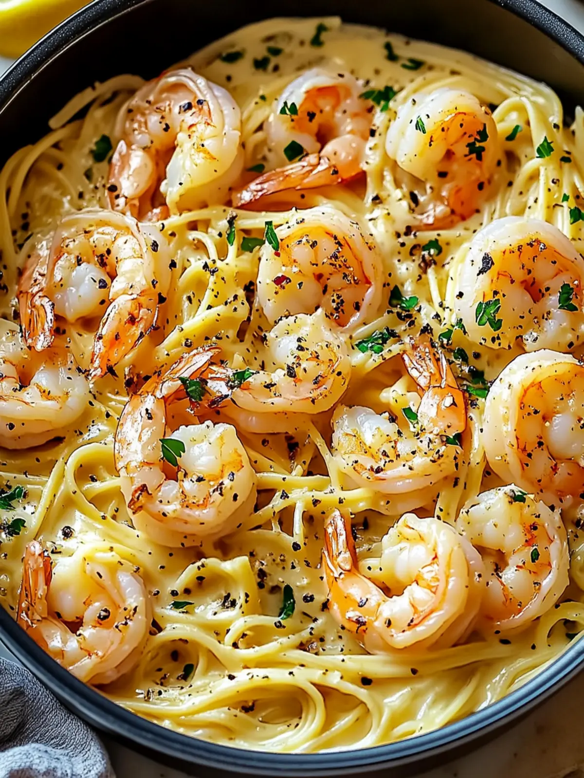 Creamy One-Pot Garlic Butter Shrimp Pasta in 30 Minutes! 5 Creamy One-Pot Garlic Butter Shrimp Pasta
