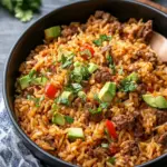 One Pot Cheesy Cajun Beef Rice - Easy Comfort in One Pan 7 One Pot Cheesy Cajun Beef Rice