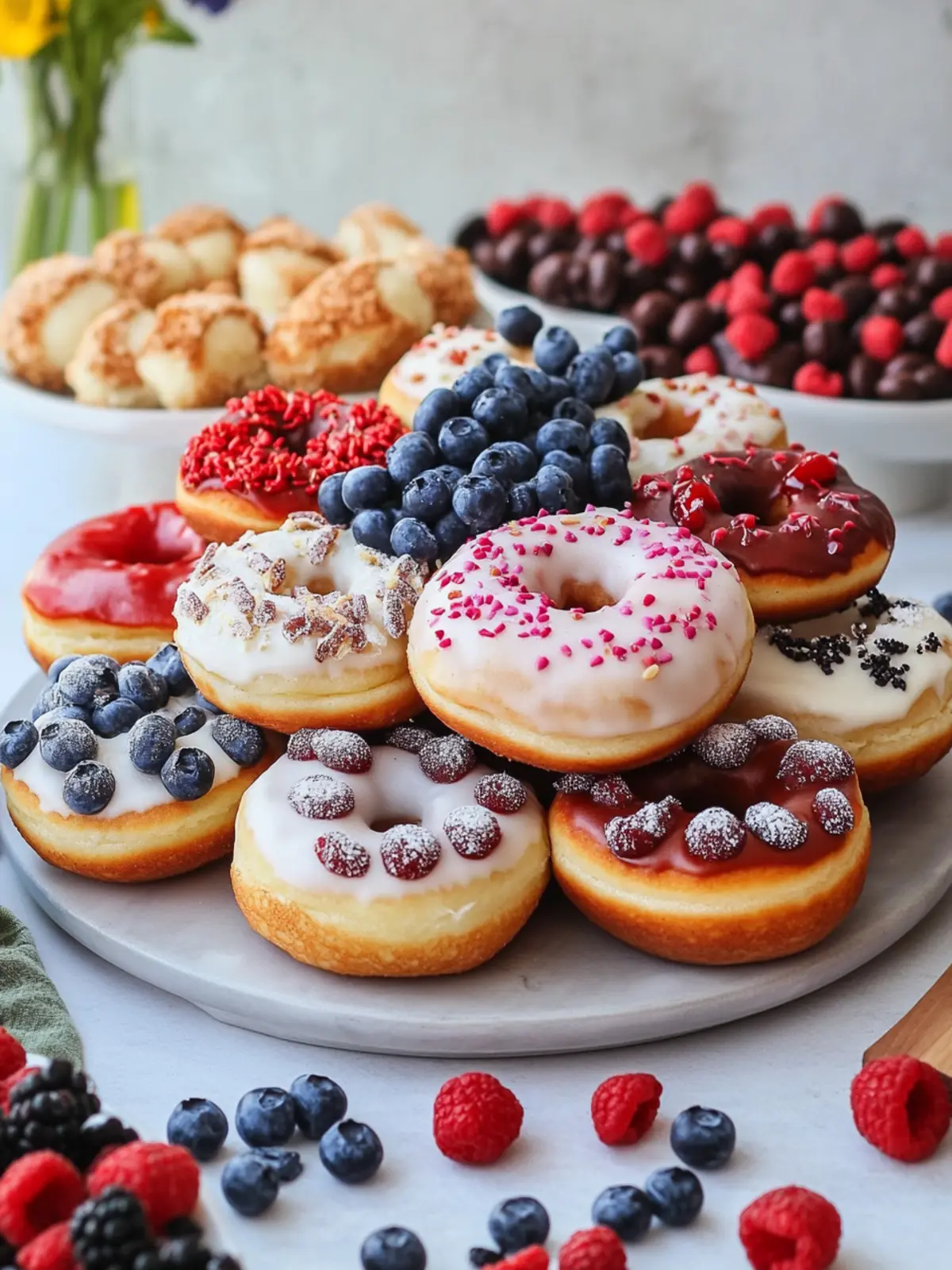 Irresistible Pancake Donuts: Easy Recipe for Weekend Bliss 3 Pancake Donuts