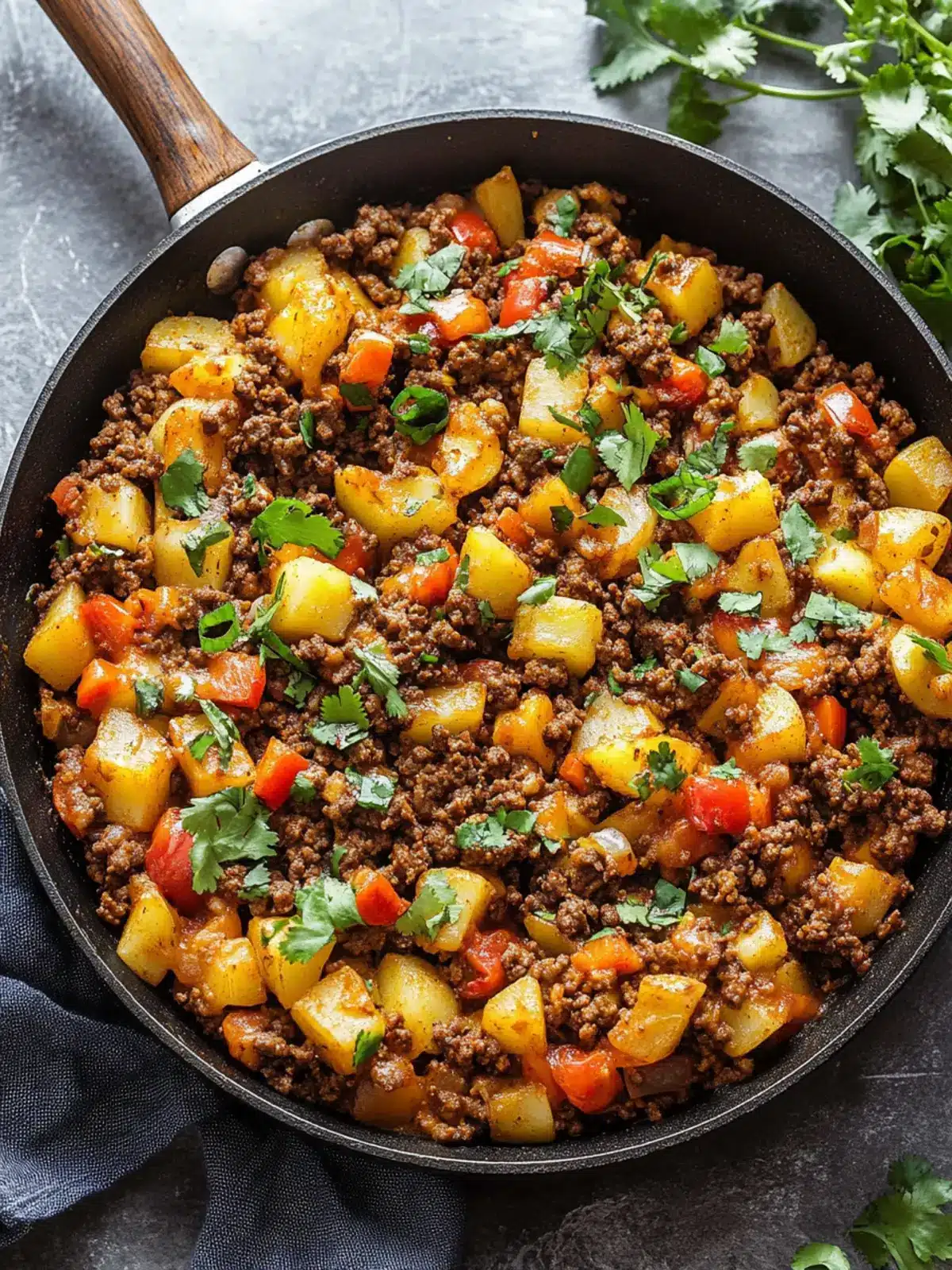 Satisfy Your Cravings with Mexican Ground Beef and Potato Skillet 2 Mexican Ground Beef and Potato Skillet