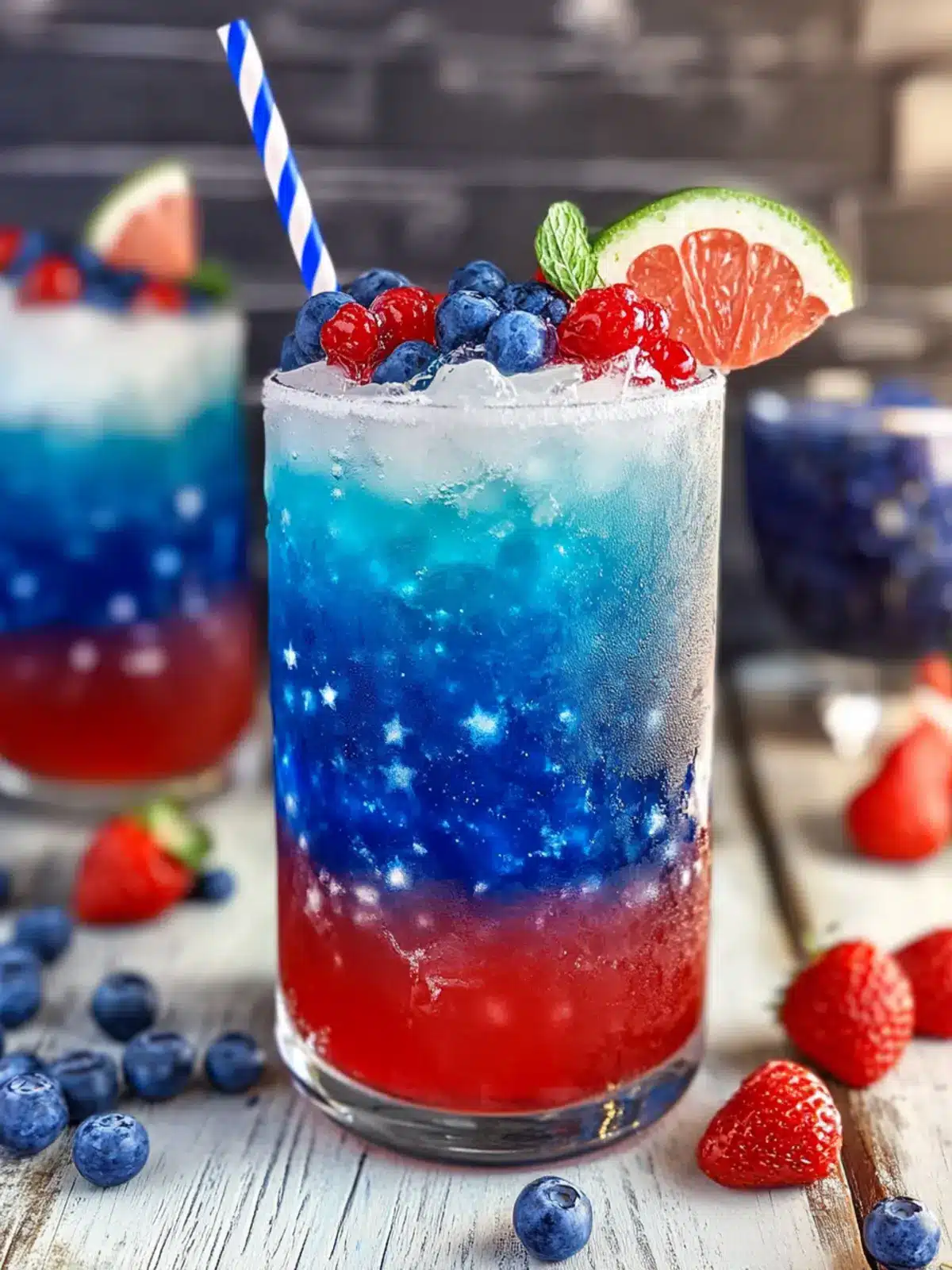 Stir Up Fun with a Festive Red White and Blue Margarita 3 Red White and Blue Margarita