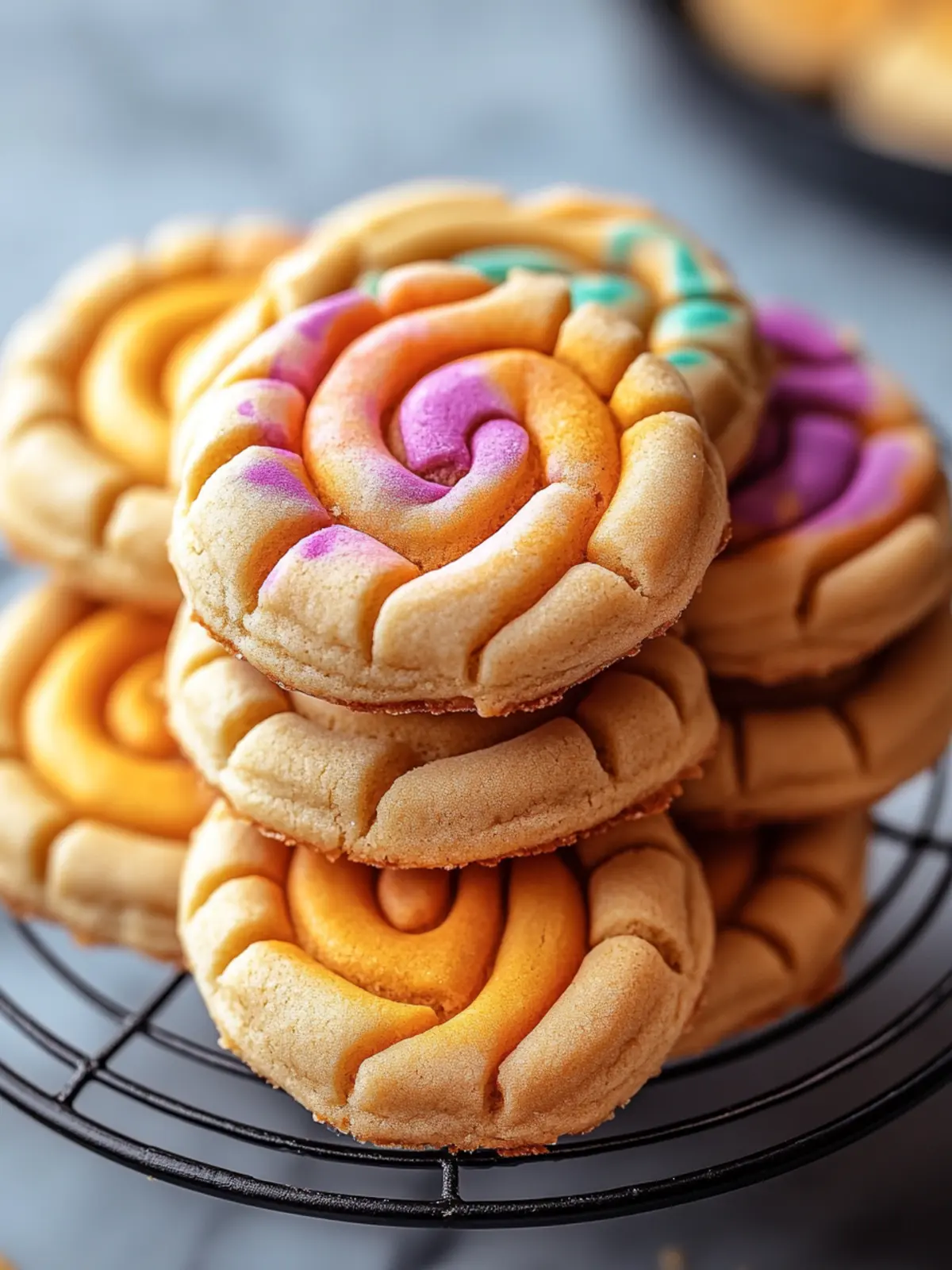 Eye-Catching Tie Dye Cookies That Bring Fun to Any Party 4 tie dye cookies