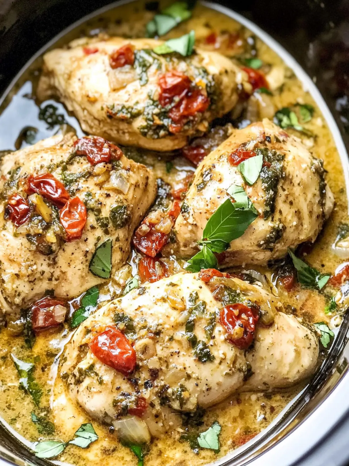 Mouthwatering Crock Pot Tuscan Chicken for Cozy Nights 3 Crock Pot Tuscan Chicken