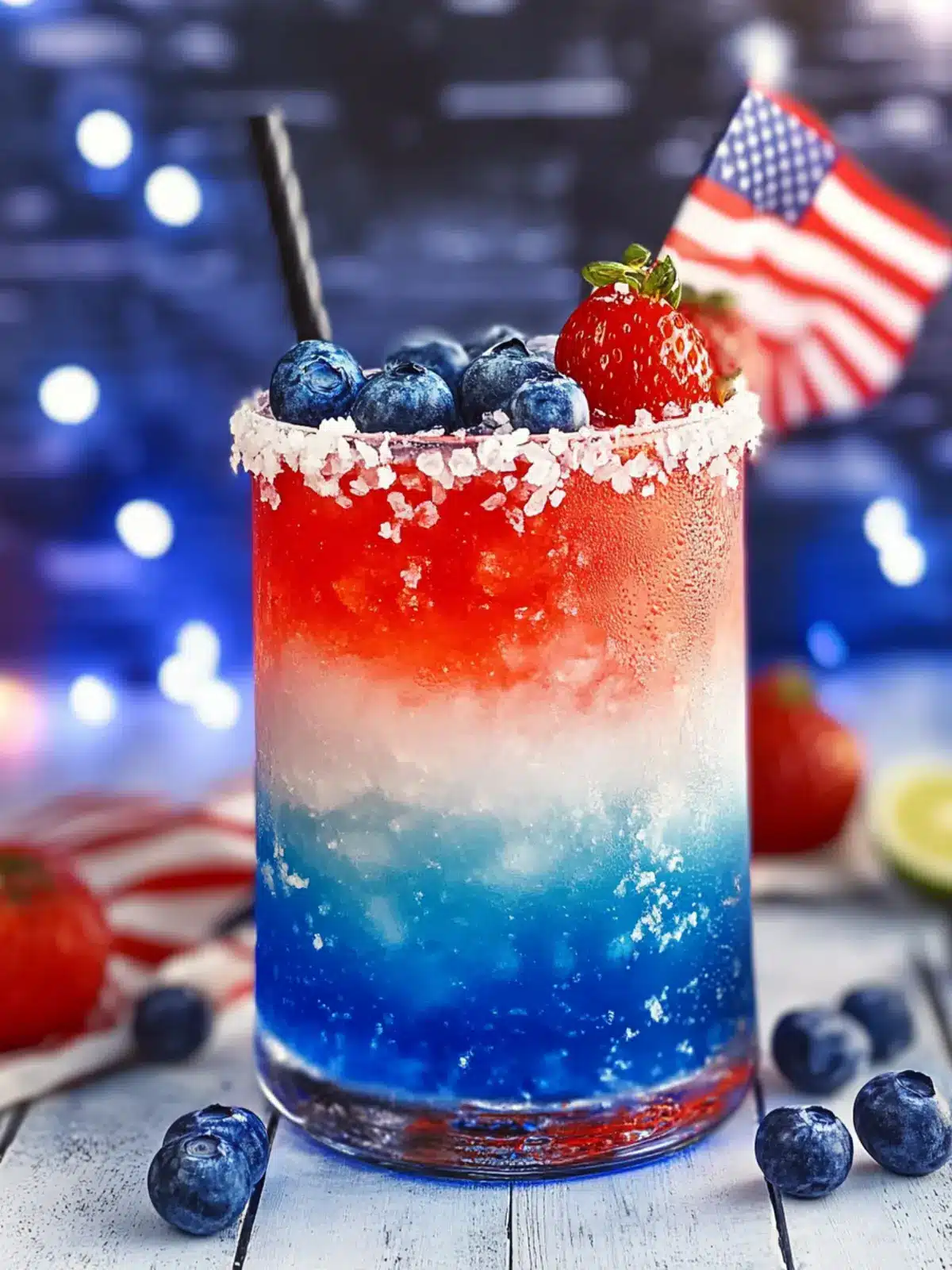 Stir Up Fun with a Festive Red White and Blue Margarita 4 Red White and Blue Margarita