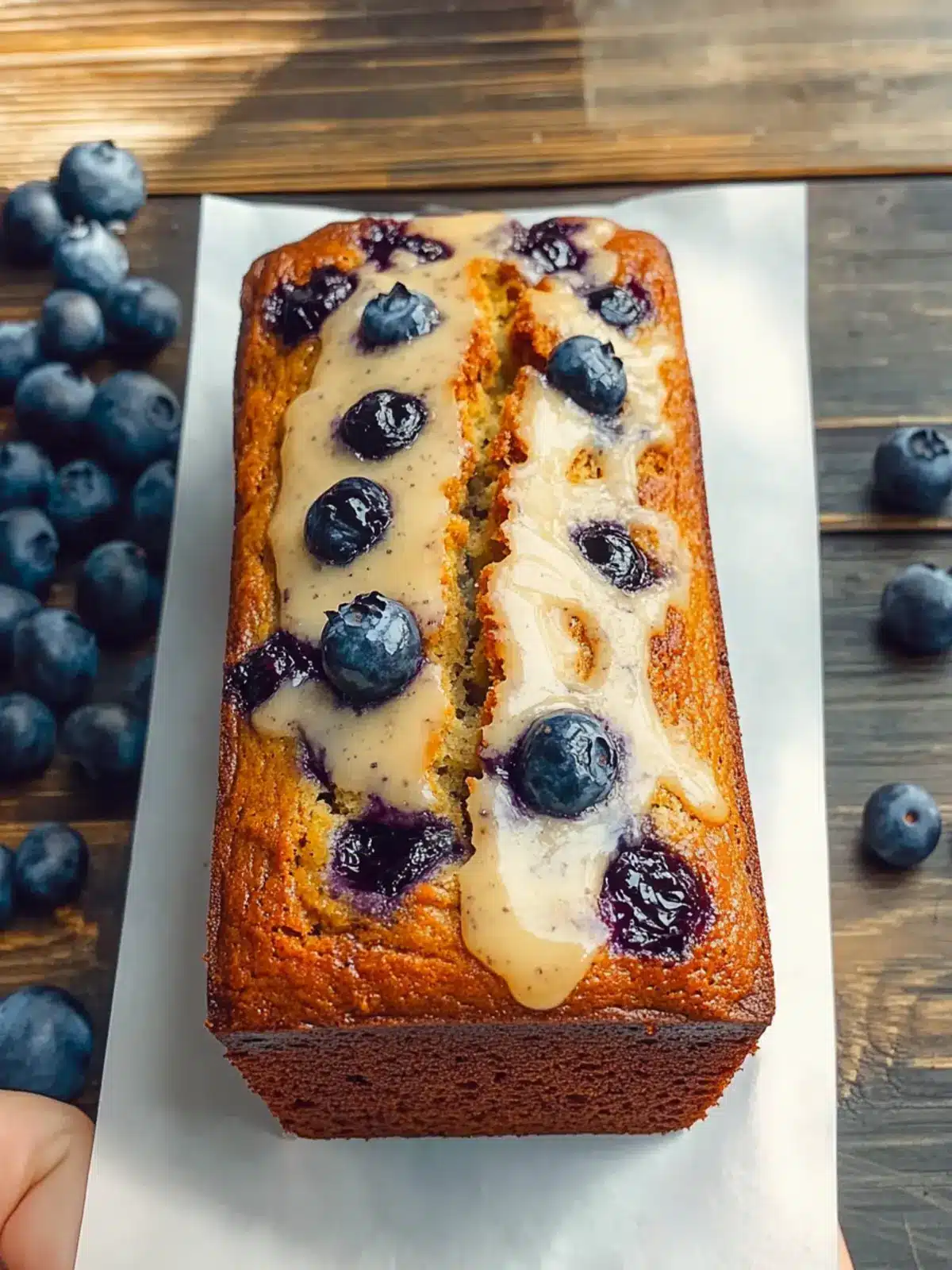 Moist Blueberry Banana Bread That's Vegan & Easy to Make 4 Blueberry Banana Bread