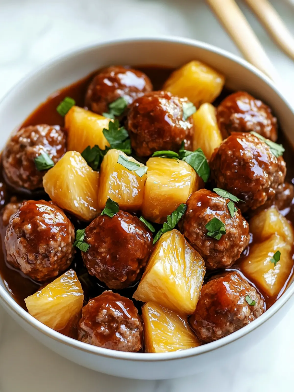Irresistible Slow Cooker Meatball Pineapple Party Delight 5 Slow Cooker Meatball Pineapple