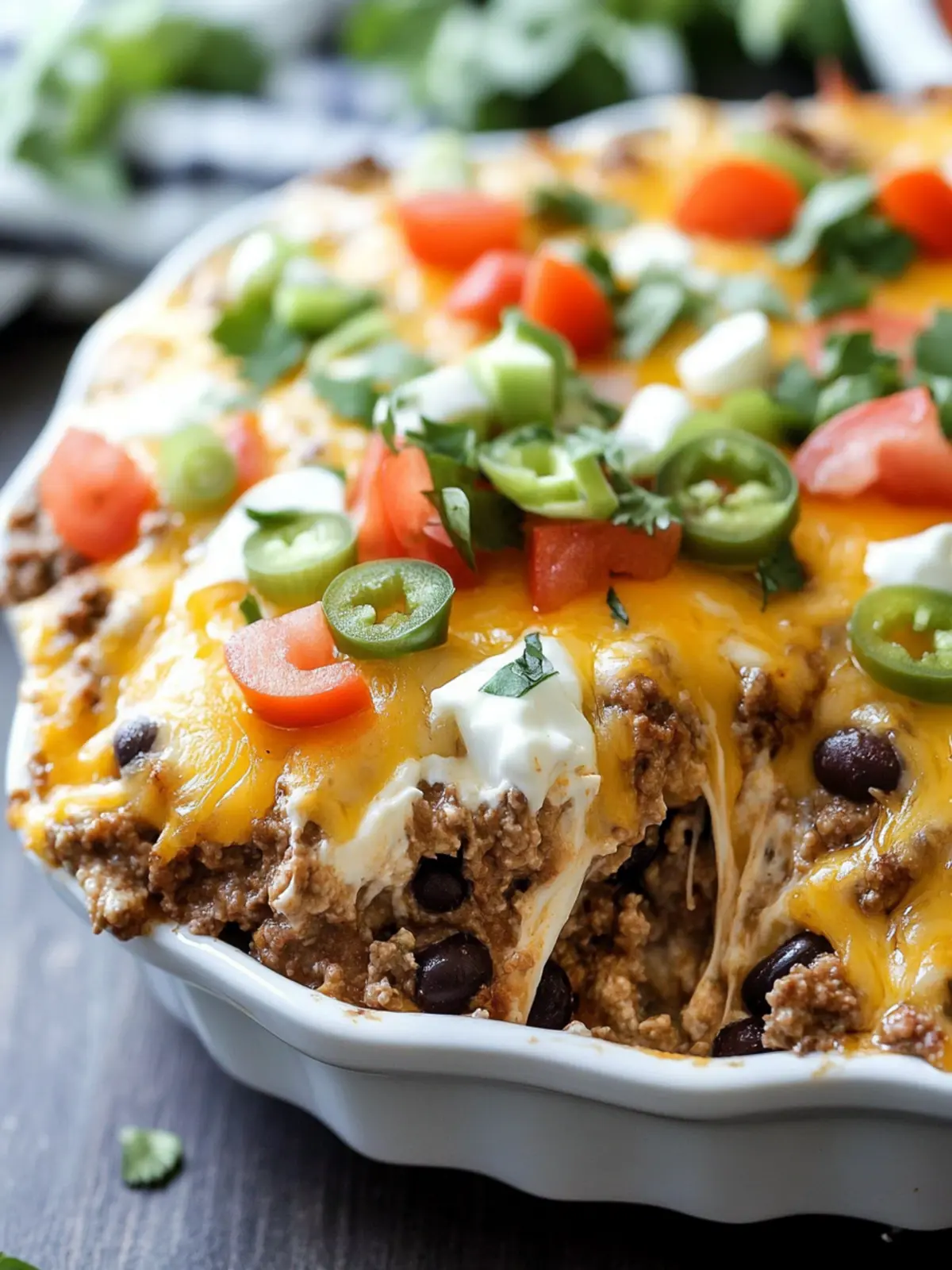 Irresistible Low Carb Taco Casserole for Easy Family Dinners 2 Low Carb Taco Casserole