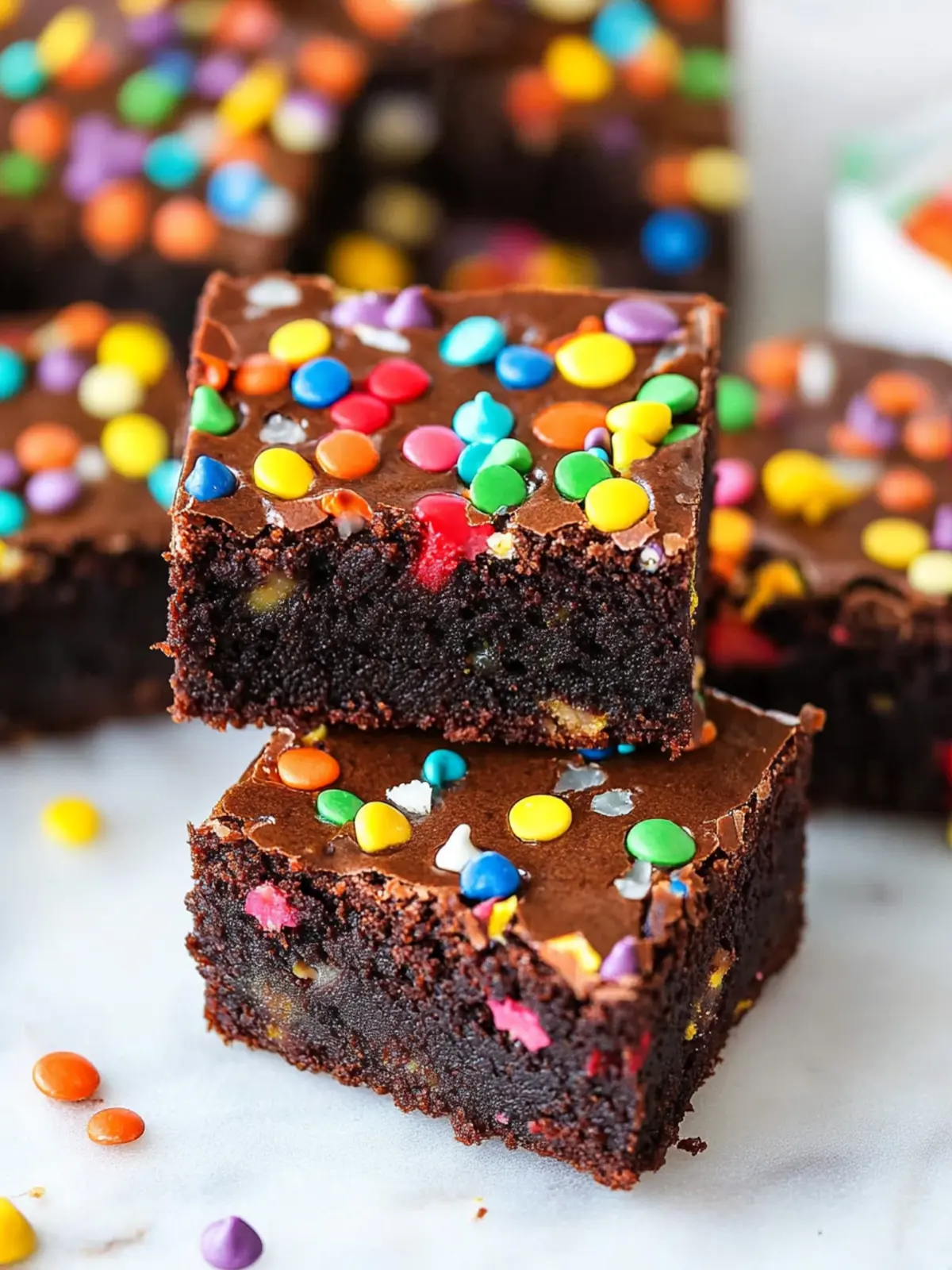Decadent No-Bake Vegan Cosmic Brownies for Sweet Treat Lovers 4 No-Bake Vegan Cosmic Brownies