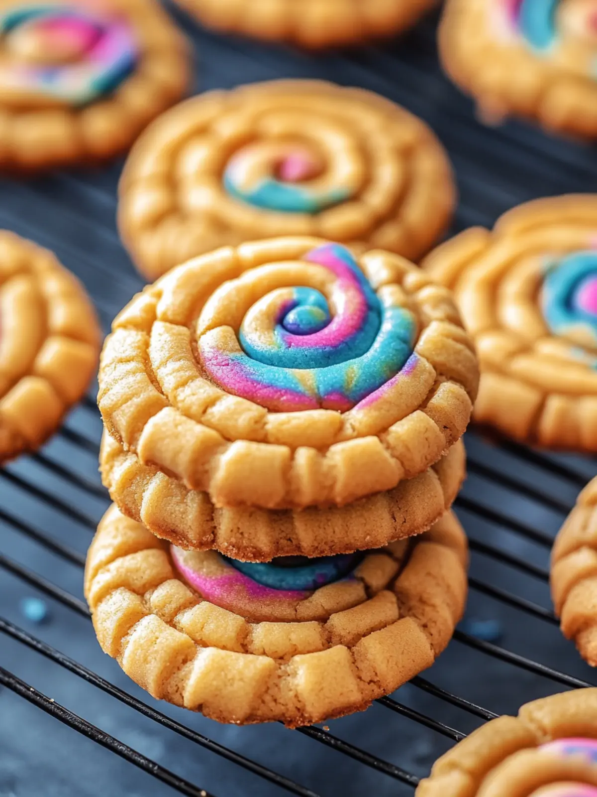 Eye-Catching Tie Dye Cookies That Bring Fun to Any Party 5 tie dye cookies