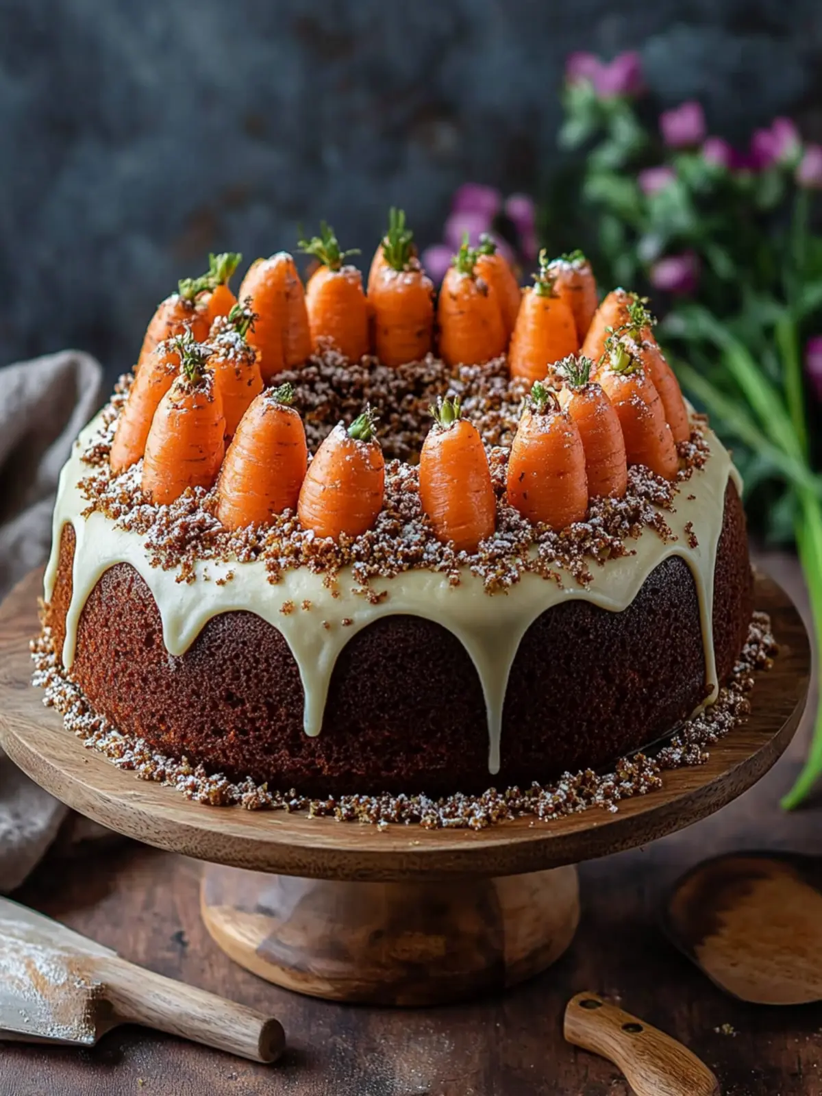Decadent Brazilian Carrot Cake with Irresistible Brigadeiro 3 Brazilian Carrot Cake