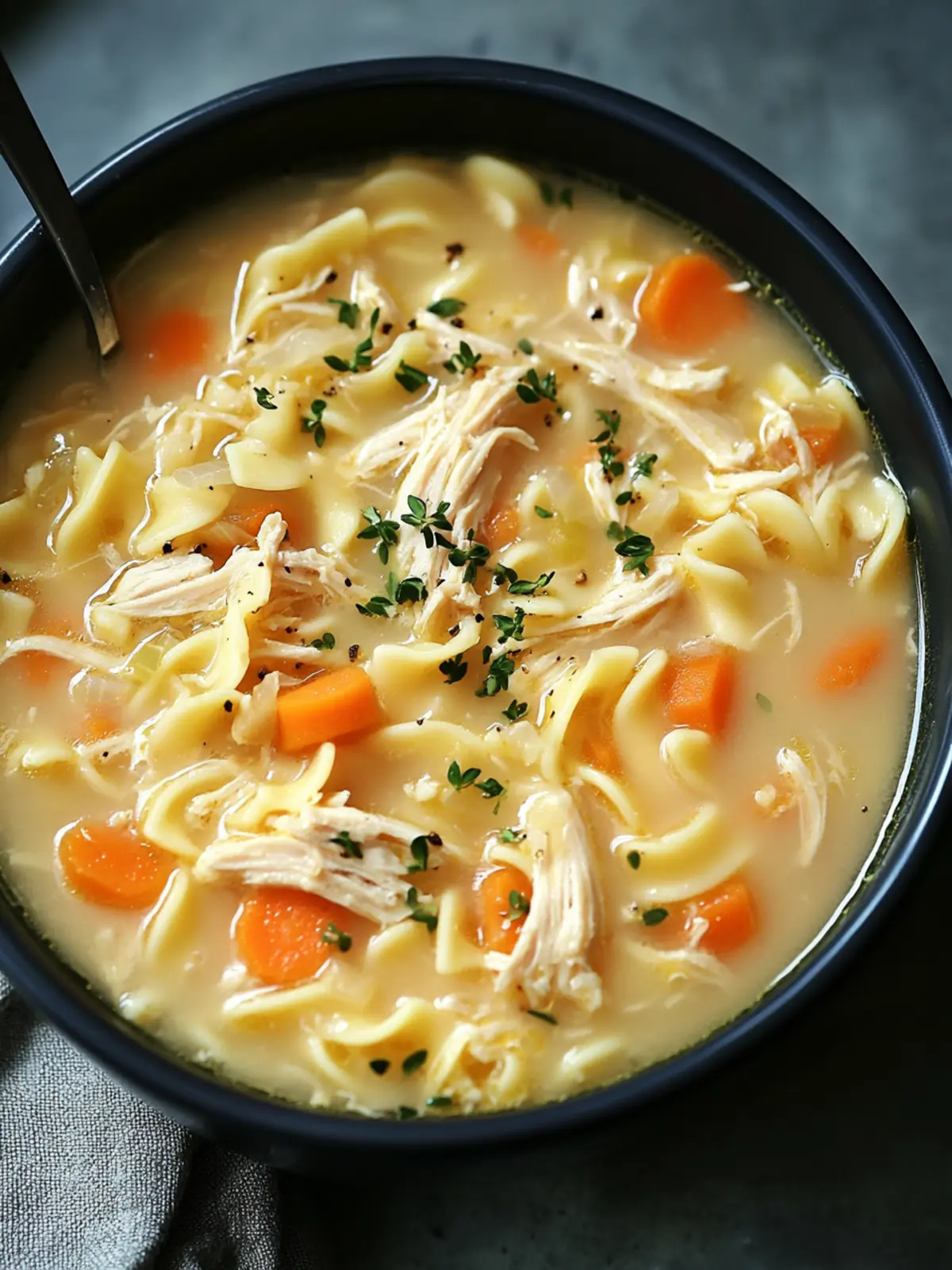 Hearty Crack Chicken Noodle Soup for Cozy Comfort Nights 4 Crack Chicken noodle soup