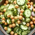 Chickpea Cucumber Salad: Creamy Delight in 10 Minutes! 10 Chickpea Cucumber Salad