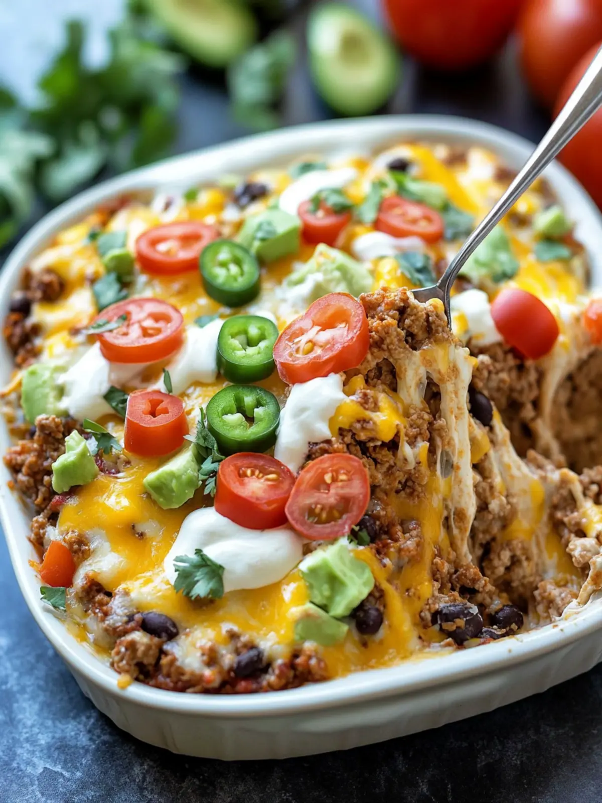 Irresistible Low Carb Taco Casserole for Easy Family Dinners 5 Low Carb Taco Casserole