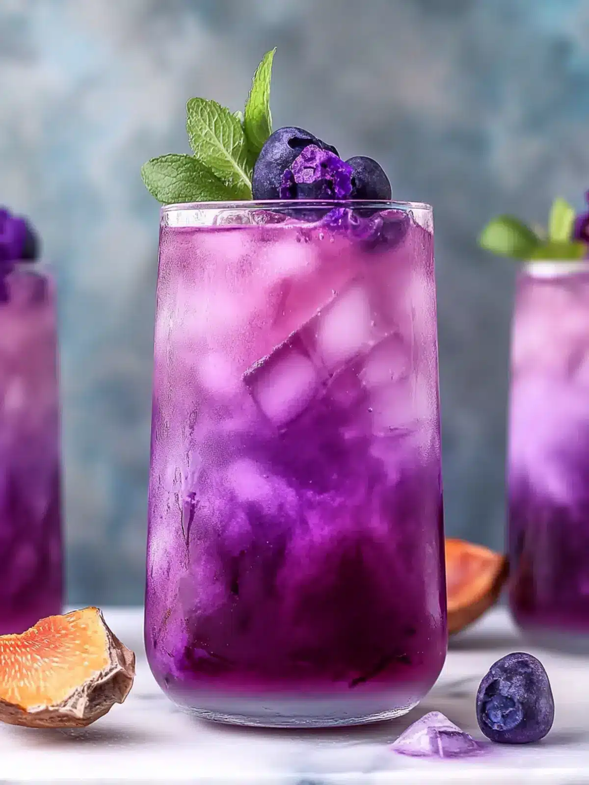 Refresh with a Pretty Purple Mocktail That's Bursting with Flavor 3 Pretty Purple Mocktail