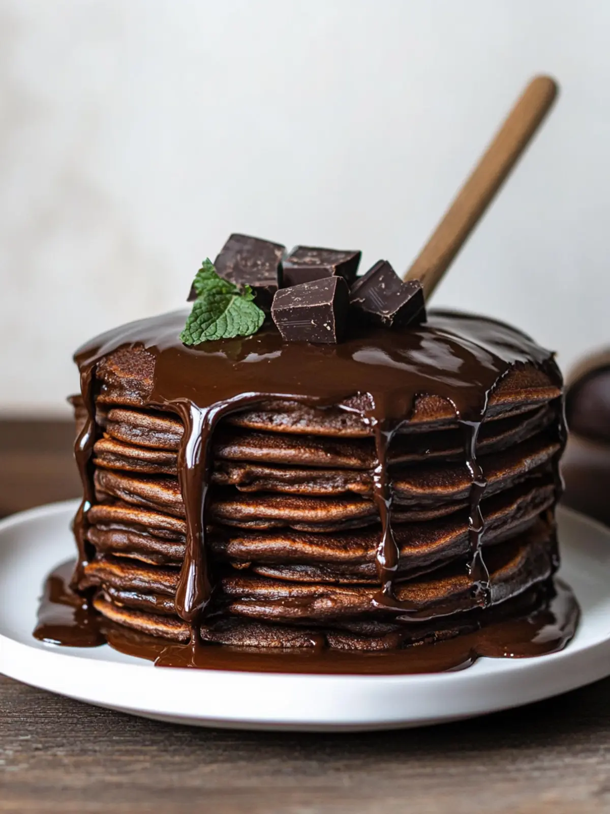 Indulge in Fluffy Chocolate Pancakes for a Sweet Morning Boost 3 Chocolate Pancakes