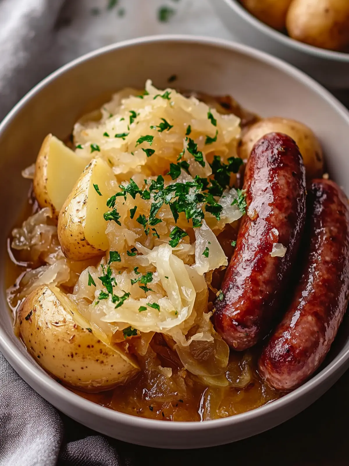 Cozy Crockpot Polish Sausage, Sauerkraut and Potatoes Delight 4 Crockpot Polish Sausage, Sauerkraut And Potatoes