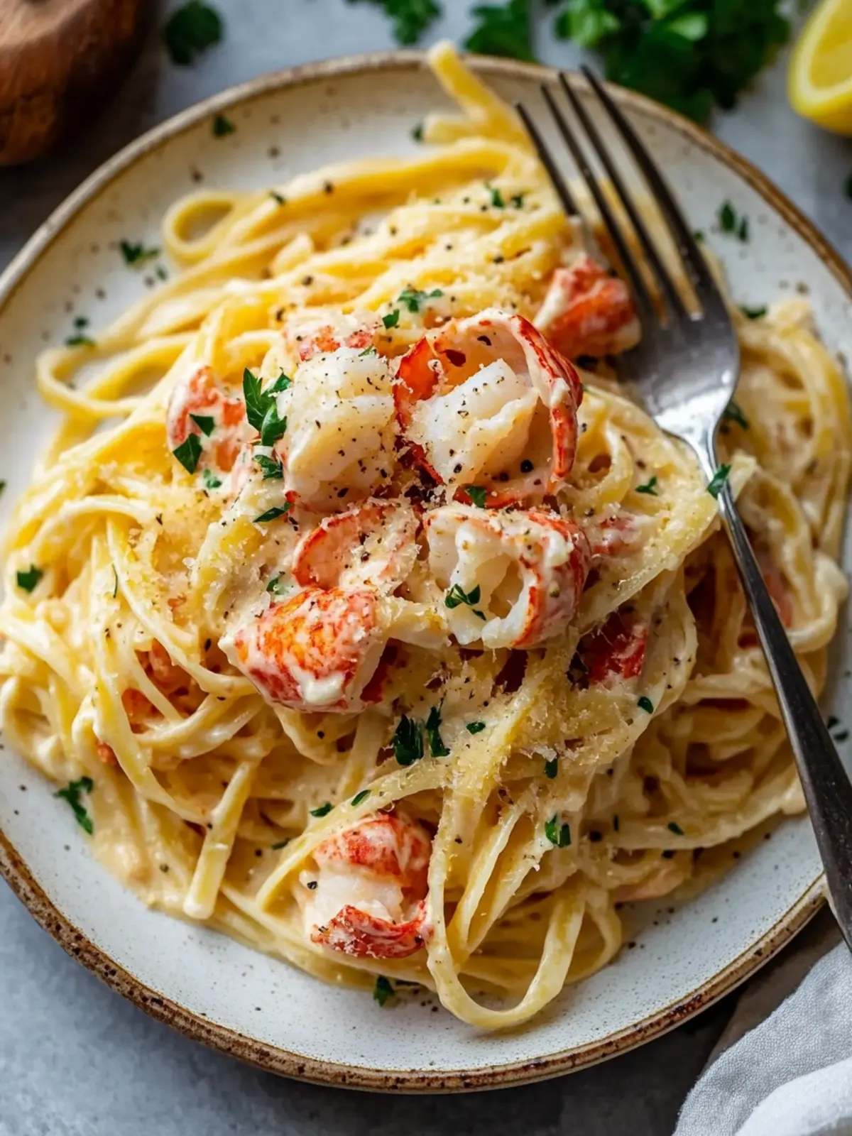 Indulge in Creamy Lobster Pasta for a Luxurious Dinner 4 Creamy Lobster Pasta