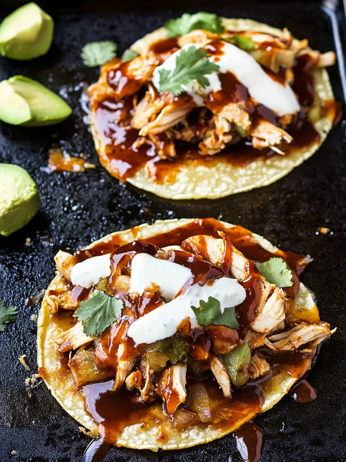 Savor Quick Barbecue Chicken Tostadas for Family Night Fun 2 Barbecue Chicken Tostadas