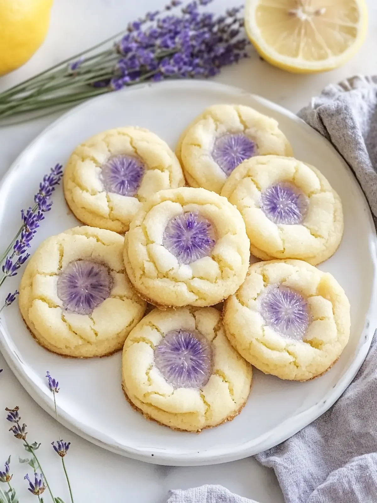 Sweet Lemon Lavender Cookies: A Delight in Every Bite 2 Lemon Lavender cookies