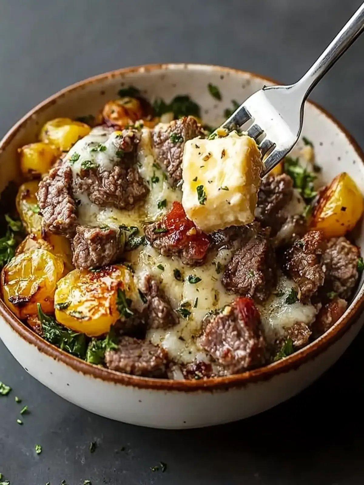 Savor Every Bite of This Beefy Garlic Butter Bowl Delight 2 Beefy Garlic Butter Bowl