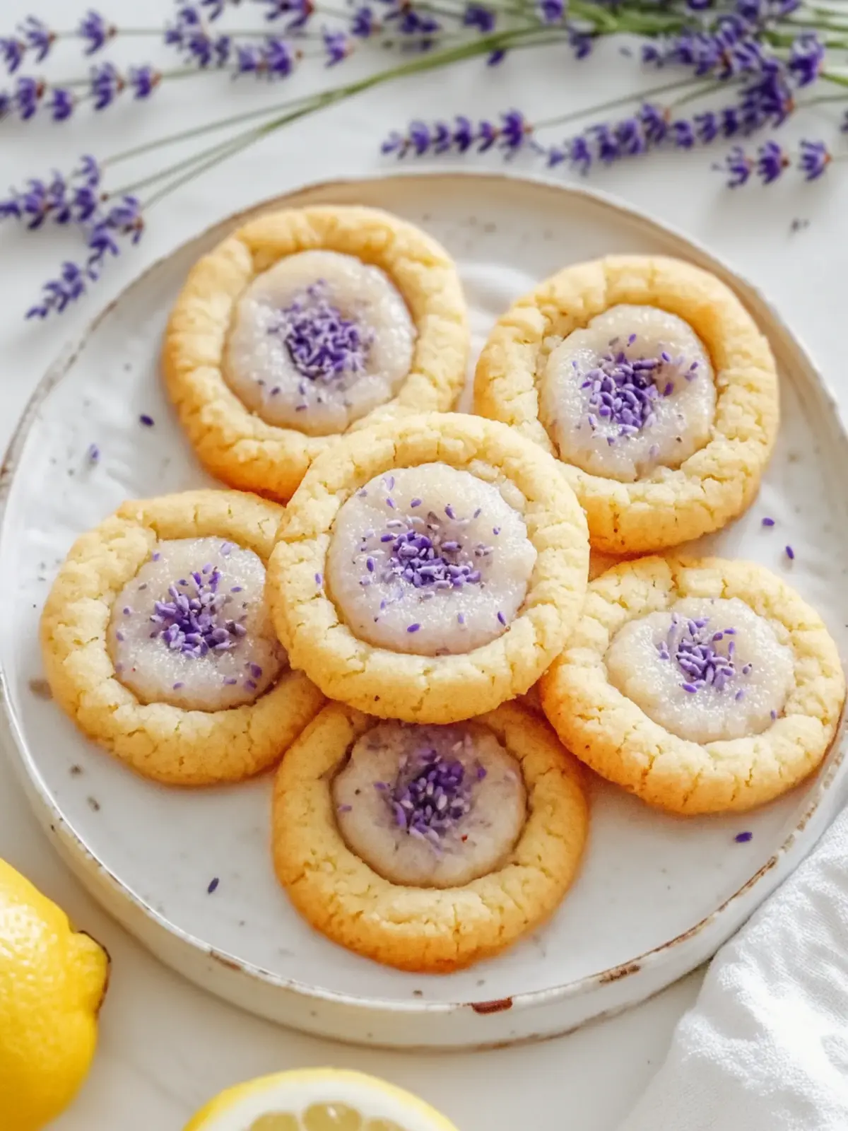 Sweet Lemon Lavender Cookies: A Delight in Every Bite 4 Lemon Lavender cookies