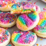 Delightful Rainbow Butter Cookies for Colorful Munching Fun 7 Rainbow Butter Cookies