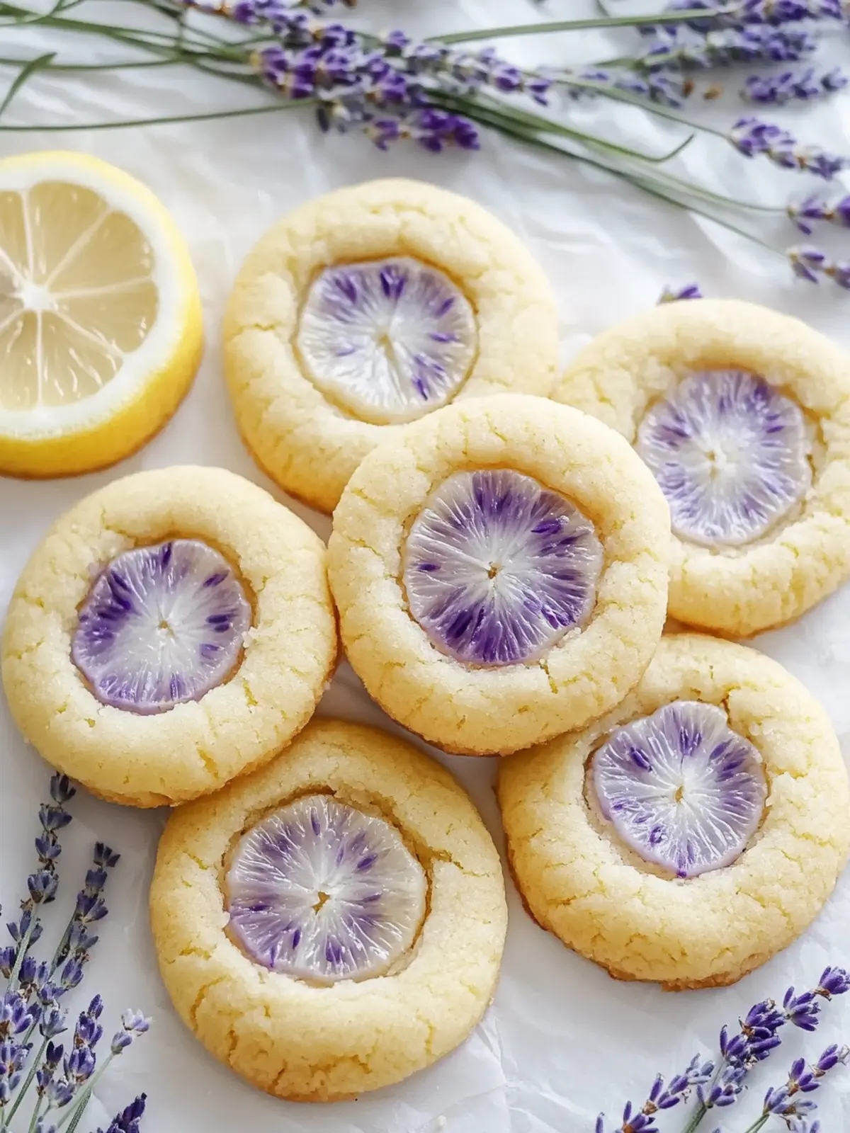 Sweet Lemon Lavender Cookies: A Delight in Every Bite 3 Lemon Lavender cookies