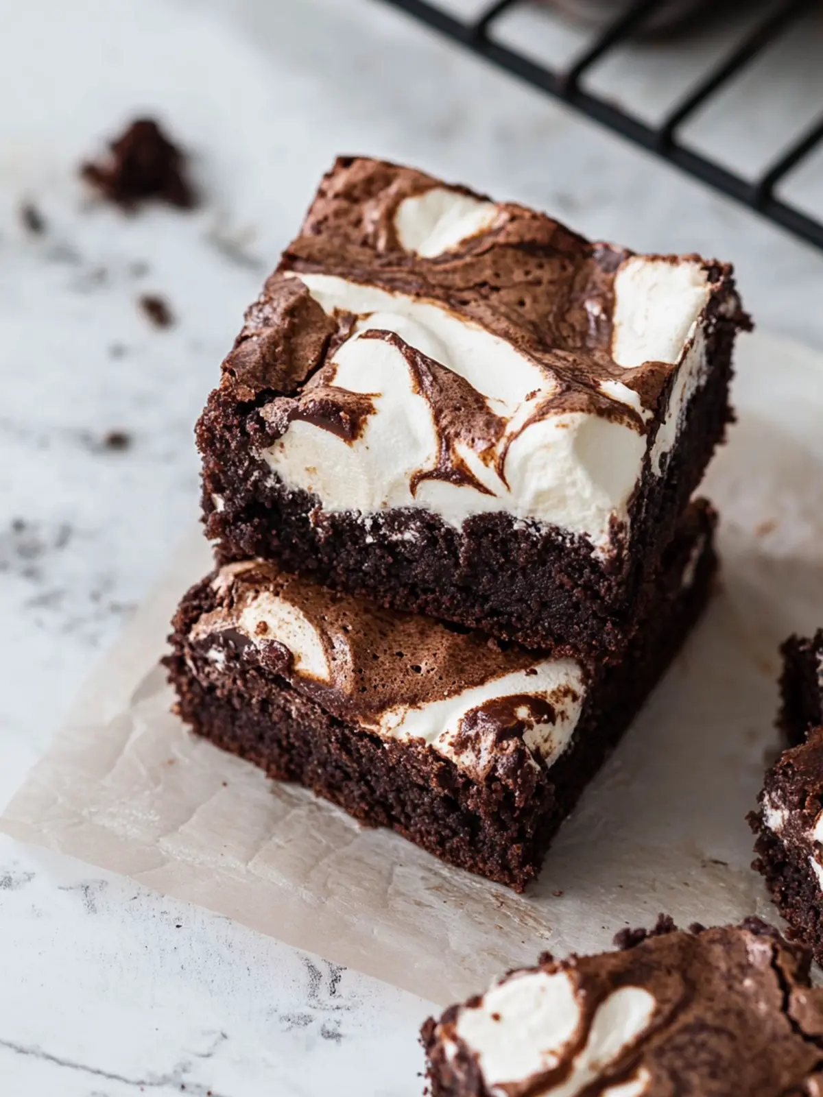 Irresistible Marshmallow Brownies for Ultimate Chocolate Bliss 3 Marshmallow Brownies