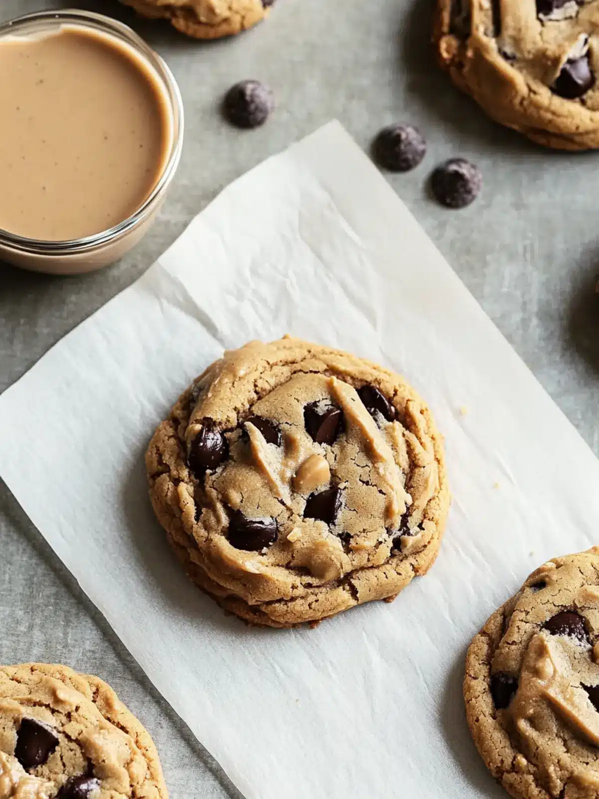 Ultimate Peanut Butter Dark Chocolate Chip Cookies Recipe 5 Peanut Butter Dark Chocolate Chip Cookies