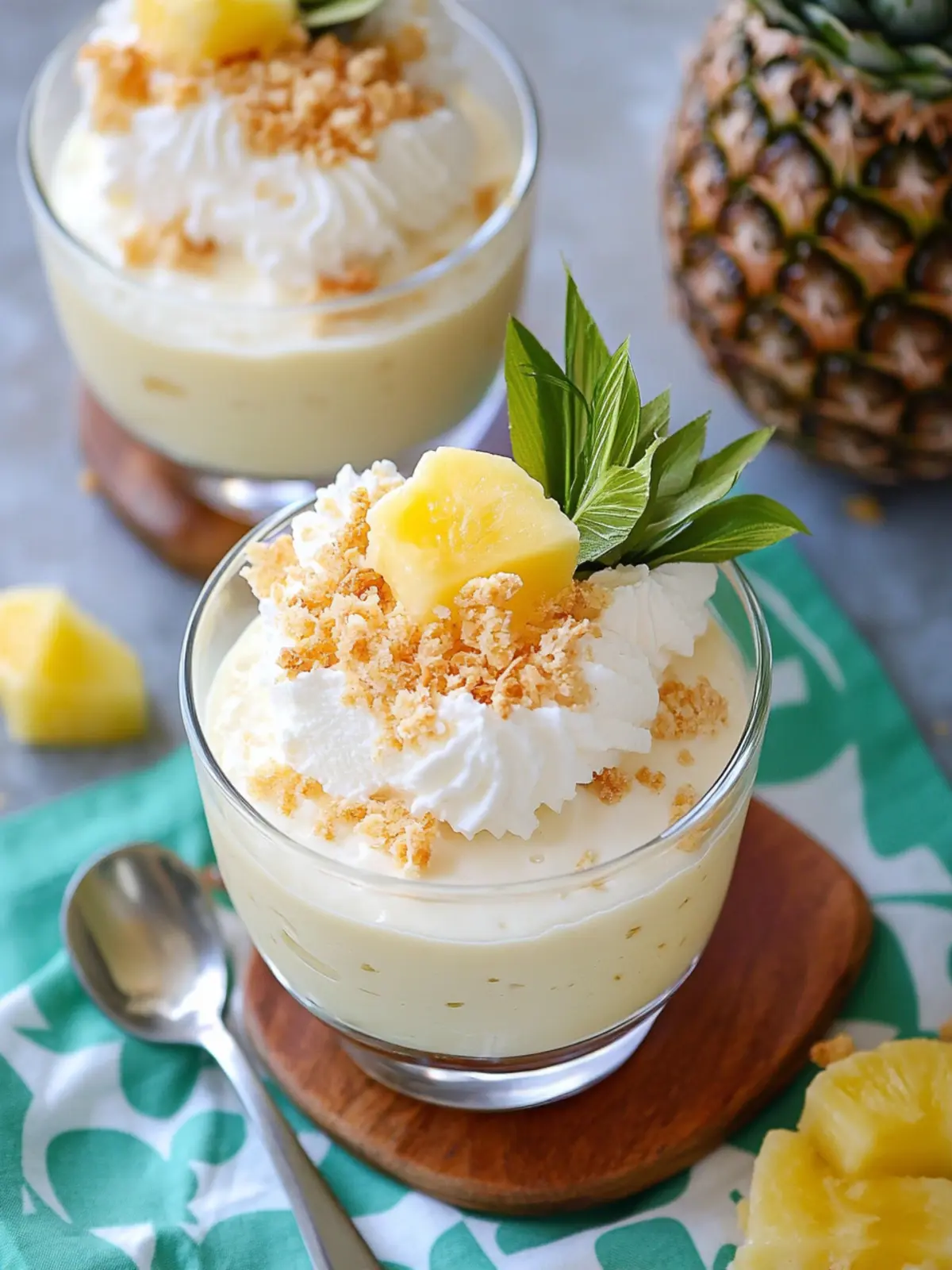 Indulge in Pina Colada Cheesecake Mousse Bliss Today 4 Pina Colada Cheesecake Mousse