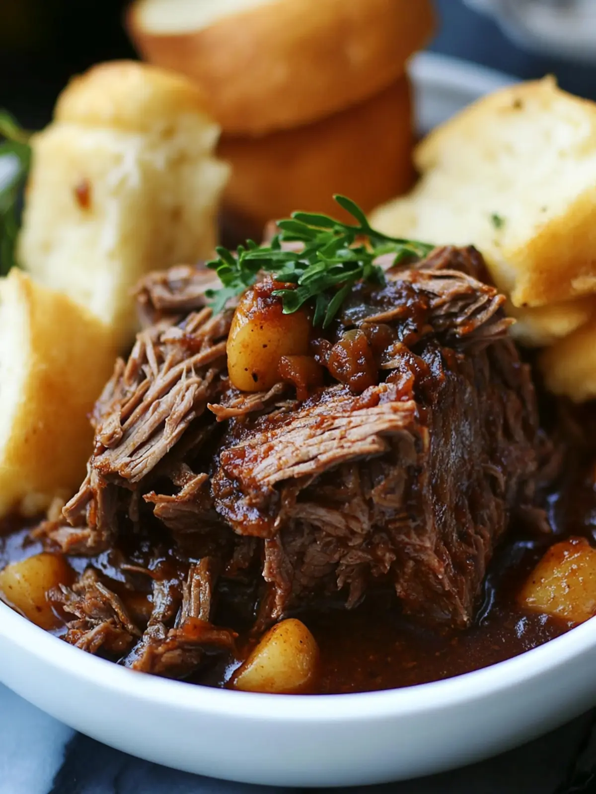 Melt-in-Your-Mouth Crock Pot BBQ Beef Pot Roast Recipe 5 Crock Pot BBQ Beef Pot Roast