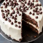 Delicious Chocolate Chip Cake with Irresistible Frosting 8 Chocolate Chip Cake