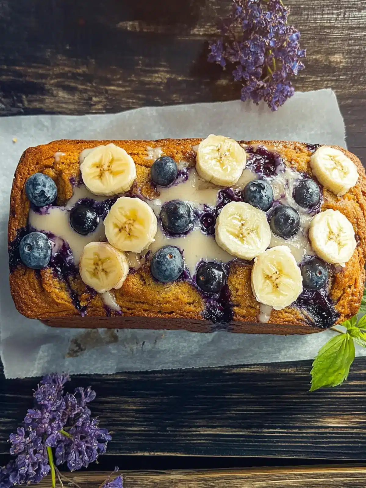 Moist Blueberry Banana Bread That's Vegan & Easy to Make 3 Blueberry Banana Bread