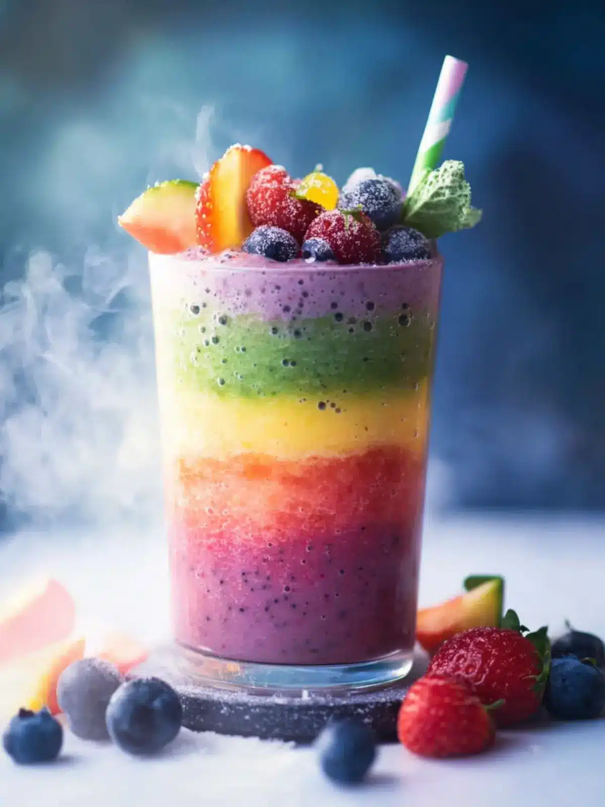 Vibrant Healthy Rainbow Smoothie for a Fresh Boost 3 Healthy Rainbow Smoothie
