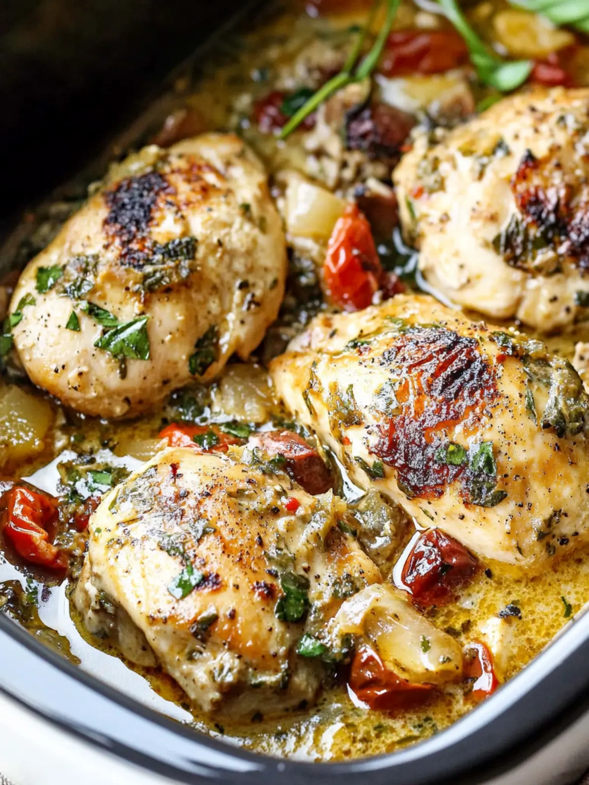 Mouthwatering Crock Pot Tuscan Chicken for Cozy Nights 2 Crock Pot Tuscan Chicken