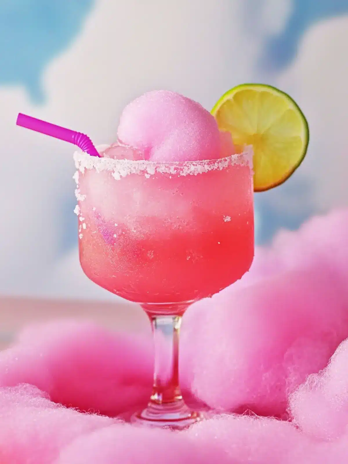 Delicious Cotton Candy Margarita for Sweet Celebrations 2 Cotton Candy Margarita