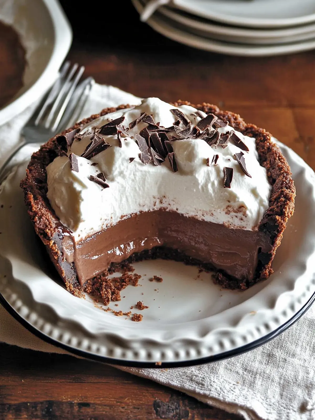 Irresistible Brownie-Bottom Chocolate Pudding Pie Delight 5 Brownie-Bottom Chocolate Pudding Pie