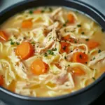 Hearty Crack Chicken Noodle Soup for Cozy Comfort Nights 6 Crack Chicken noodle soup