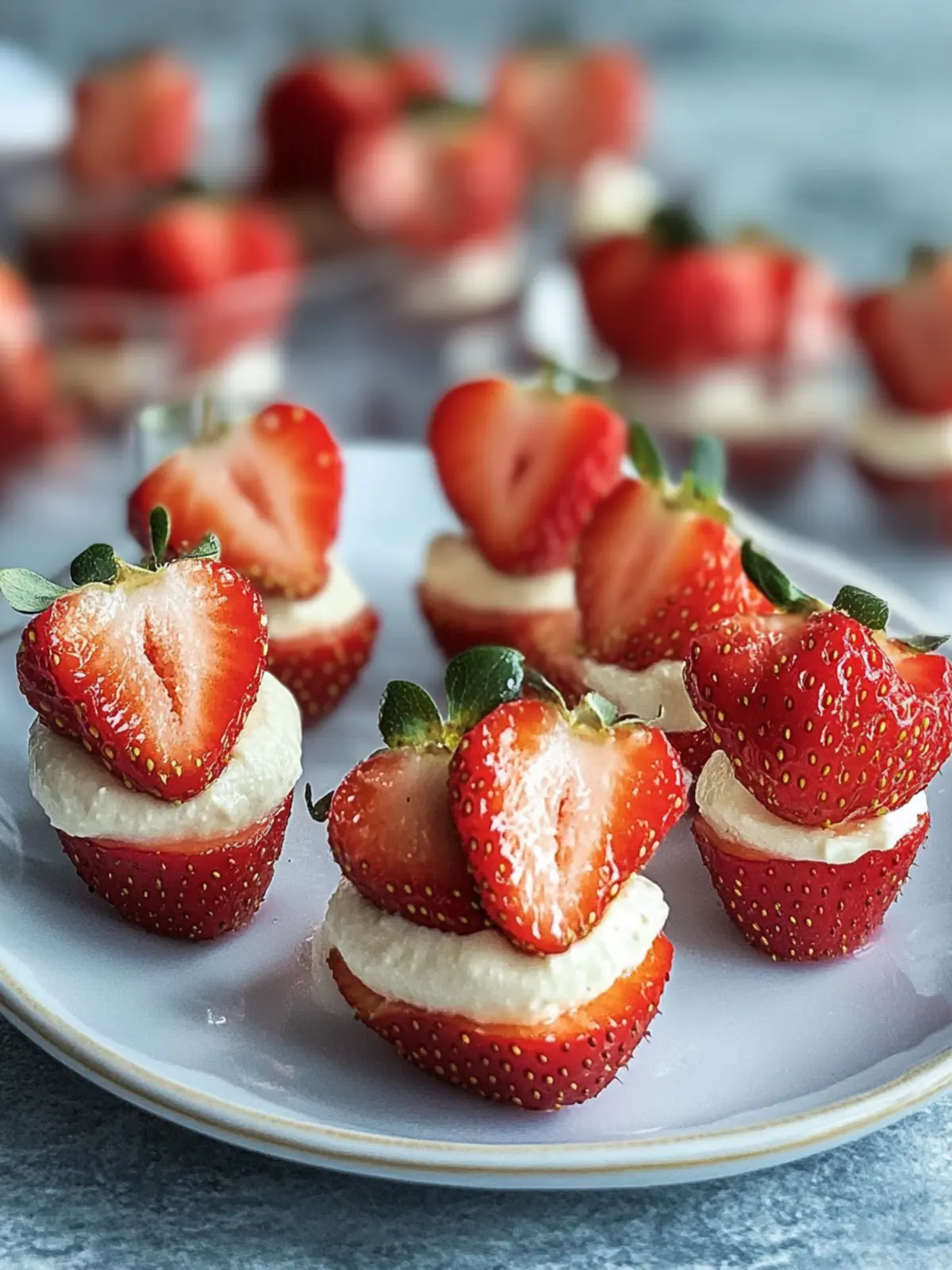 Deviled Strawberries: Irresistible Cheesecake Bliss Awaits 3 Deviled Strawberries