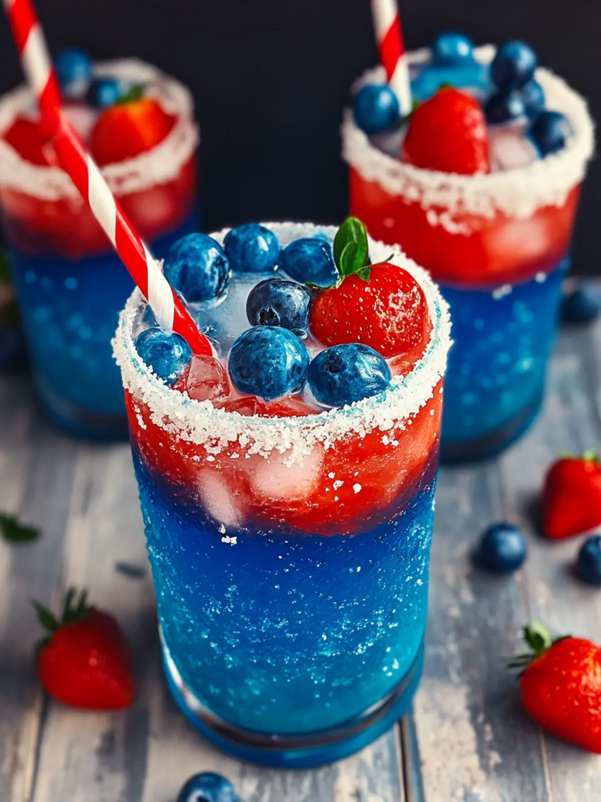 Stir Up Fun with a Festive Red White and Blue Margarita 5 Red White and Blue Margarita