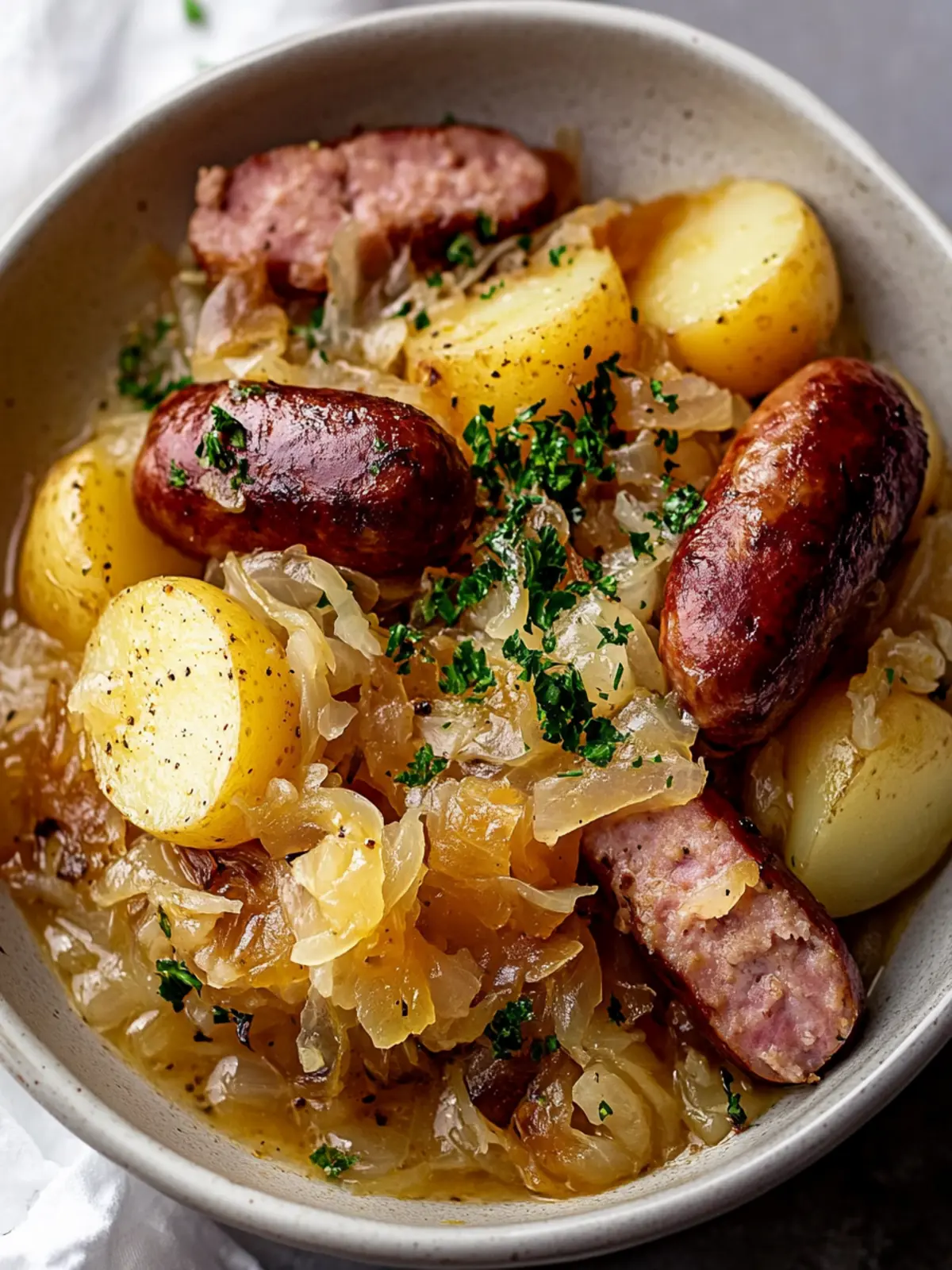 Cozy Crockpot Polish Sausage, Sauerkraut and Potatoes Delight 5 Crockpot Polish Sausage, Sauerkraut And Potatoes