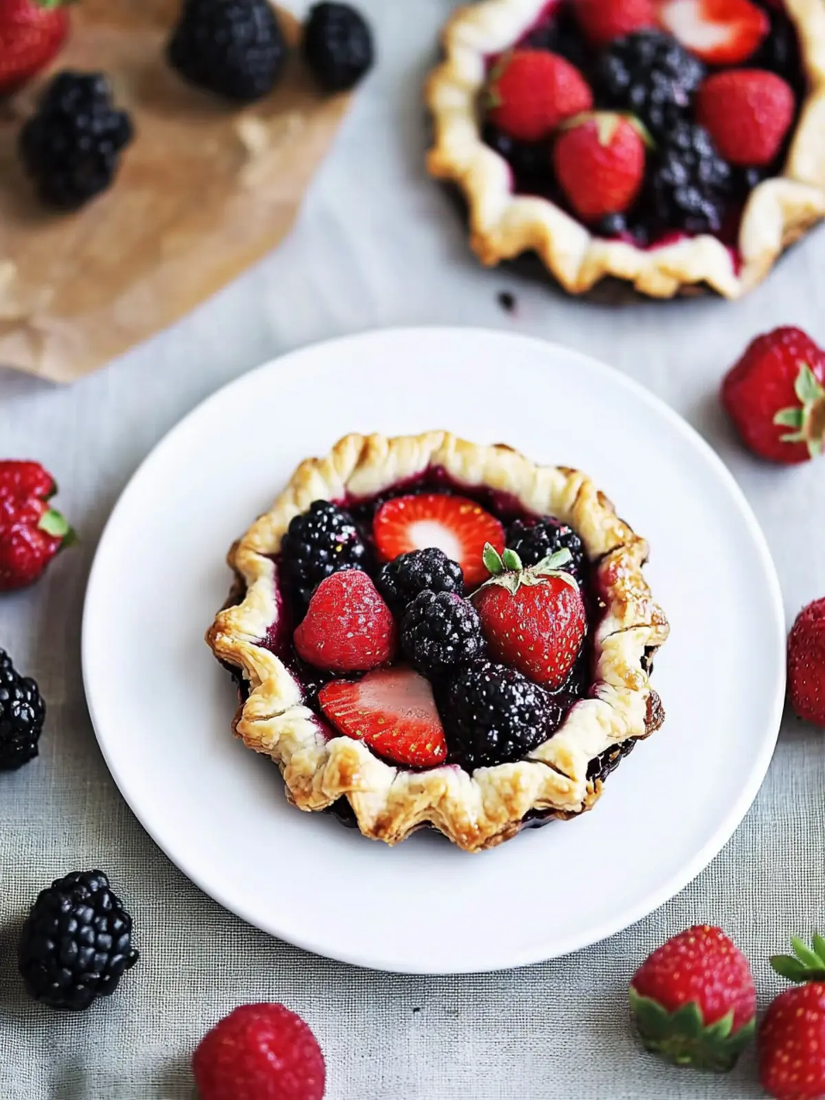 Sweet Mini Summer Berry Galettes for a Taste of Sunshine 5 Mini Summer Berry Galettes