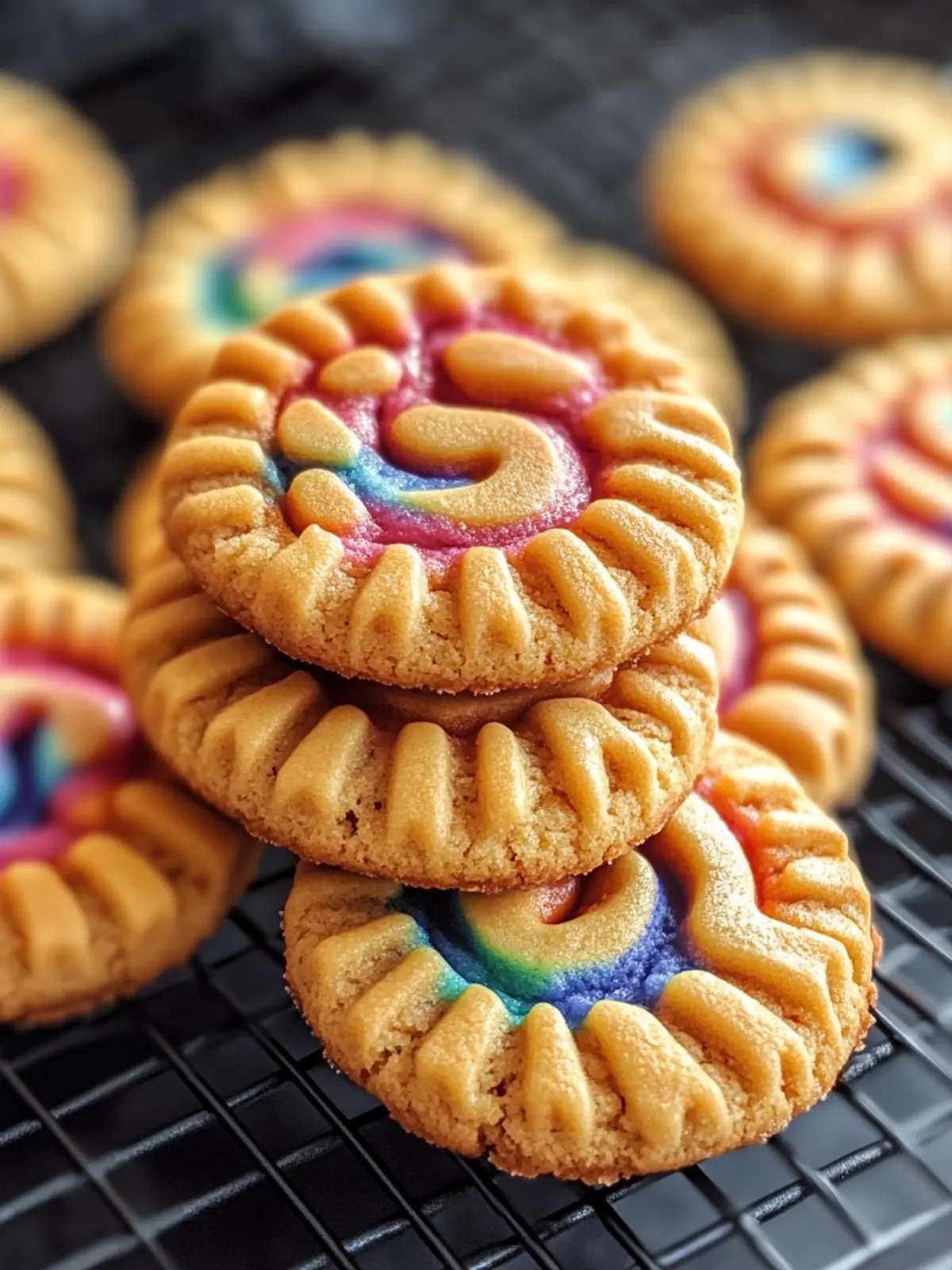 Eye-Catching Tie Dye Cookies That Bring Fun to Any Party 3 tie dye cookies