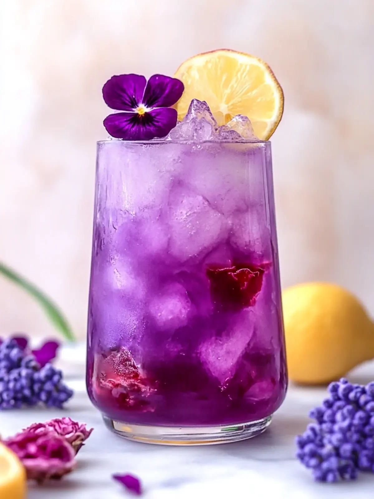 Refresh with a Pretty Purple Mocktail That's Bursting with Flavor 5 Pretty Purple Mocktail
