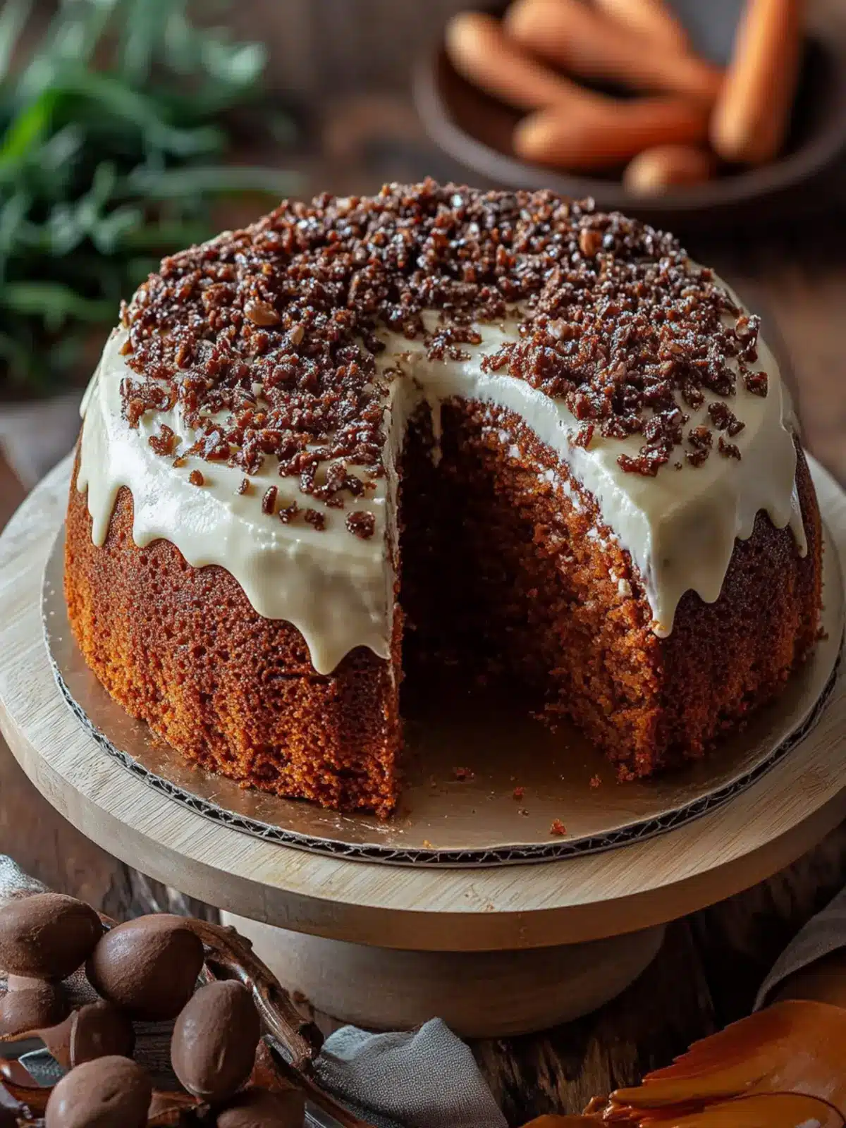 Decadent Brazilian Carrot Cake with Irresistible Brigadeiro 5 Brazilian Carrot Cake