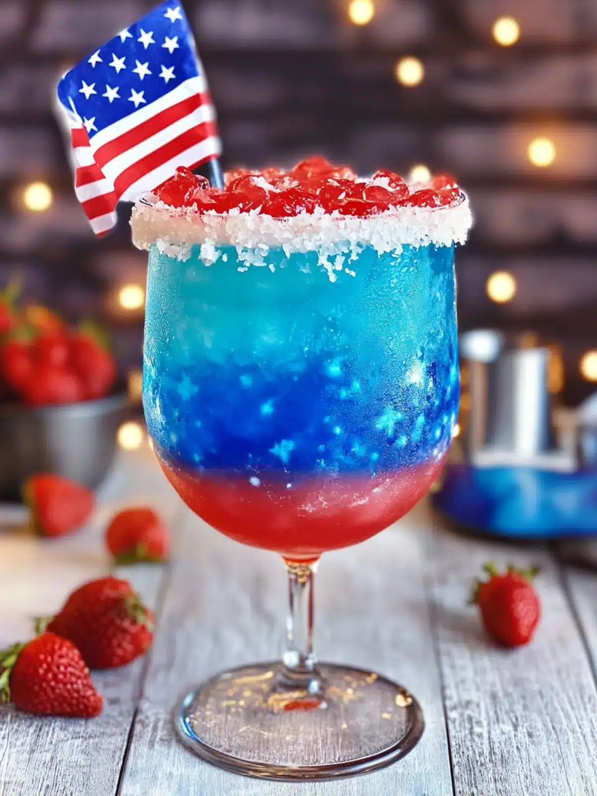 Stir Up Fun with a Festive Red White and Blue Margarita 2 Red White and Blue Margarita