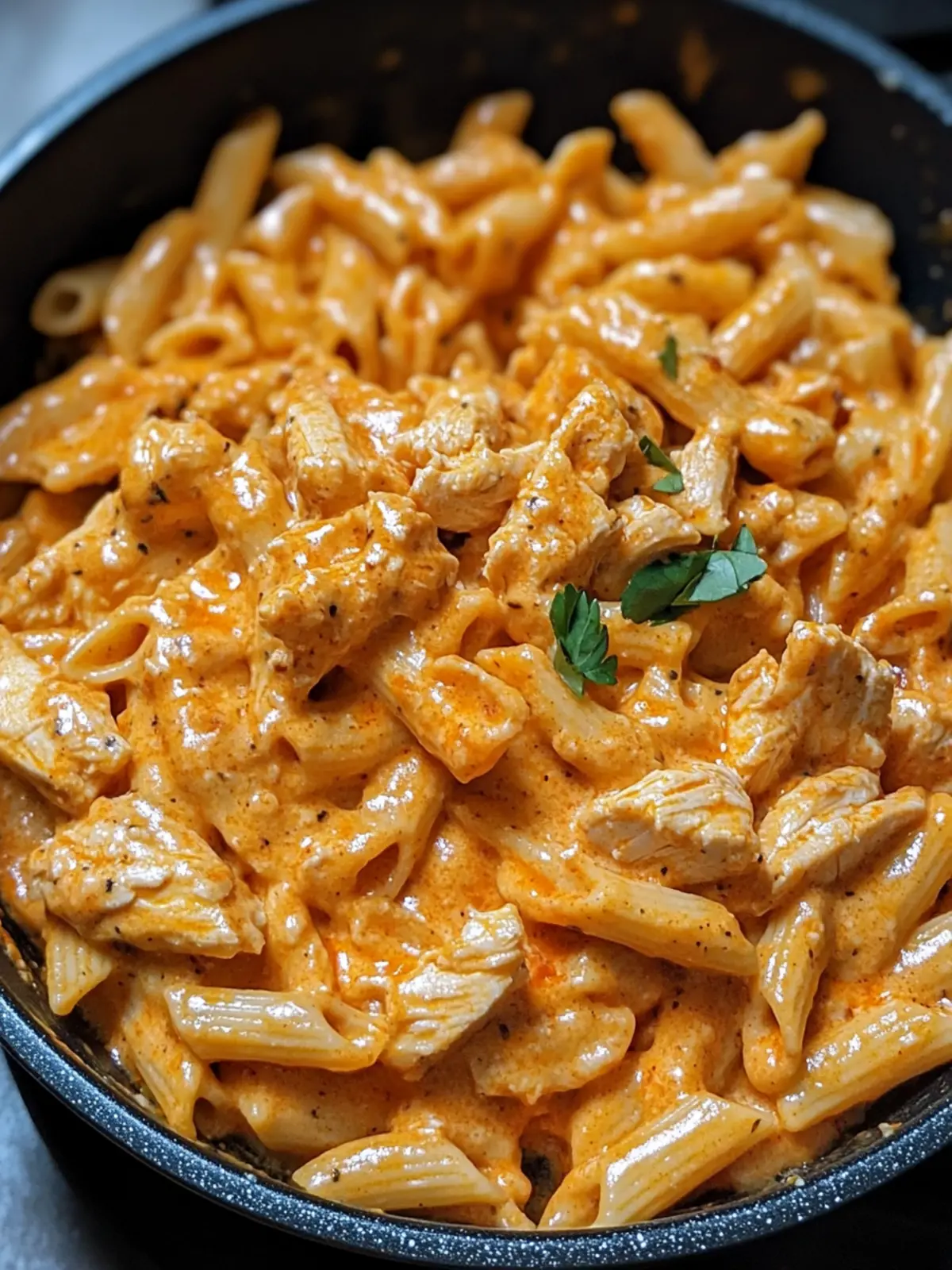 One-Pot Creamy Spicy Buffalo Chicken Pasta for Easy Weeknight Wins 4 One-Pot Creamy Spicy Buffalo Chicken Pasta